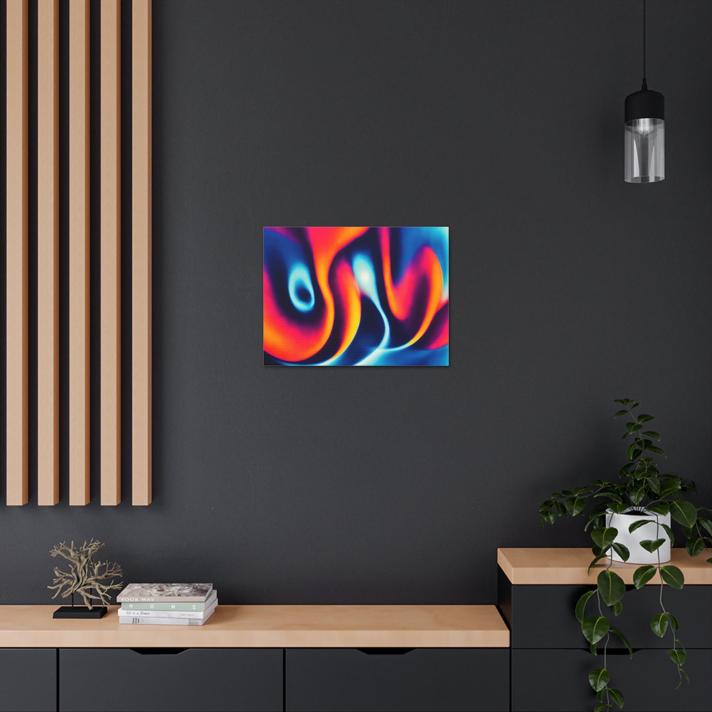 Electric Whirlwind: Abstract Colors Wall Décor