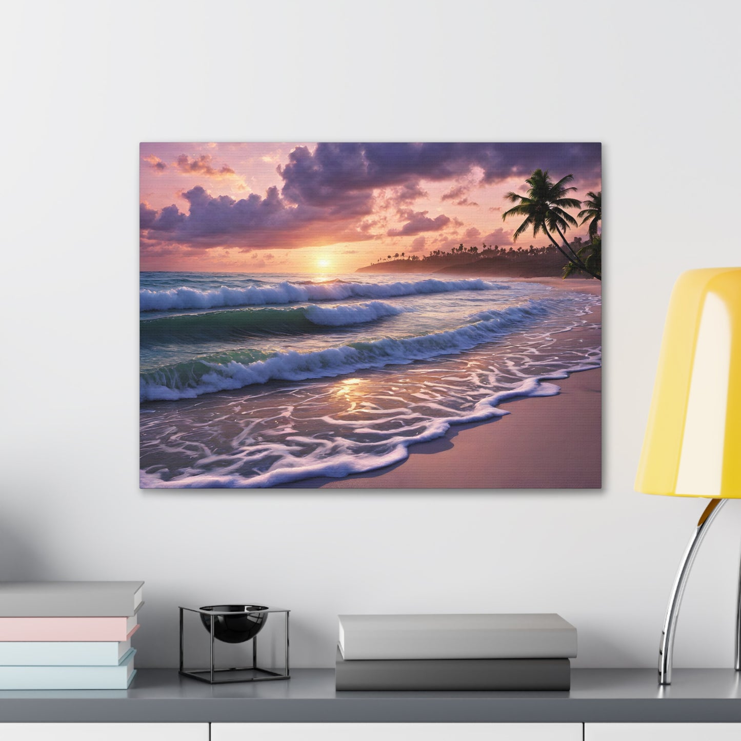 Tropical Sunset: Beach Wall Décor