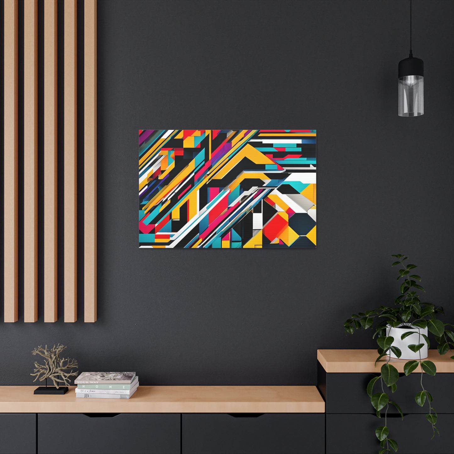 Harmonious Chaos: Abstract Wall Décor