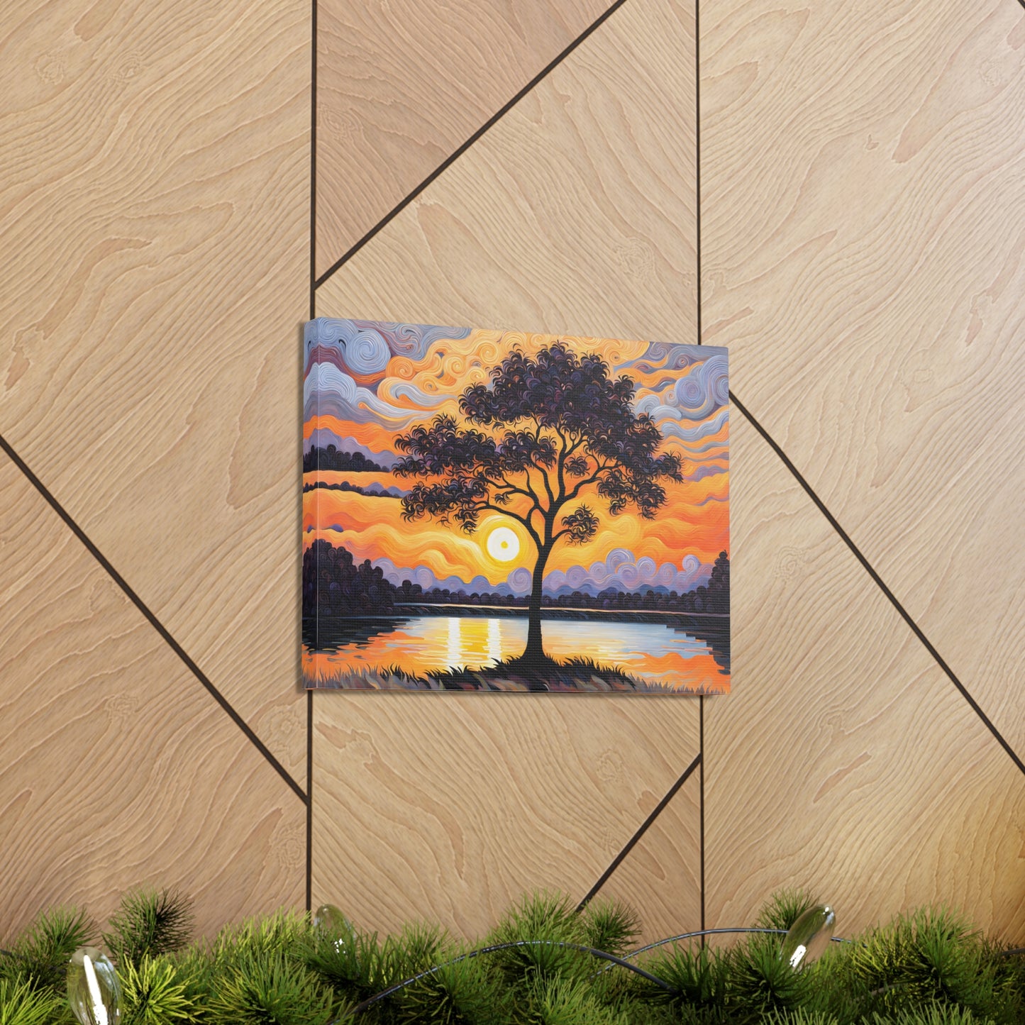 Soft Sky: Classic Oil Painting Wall Décor