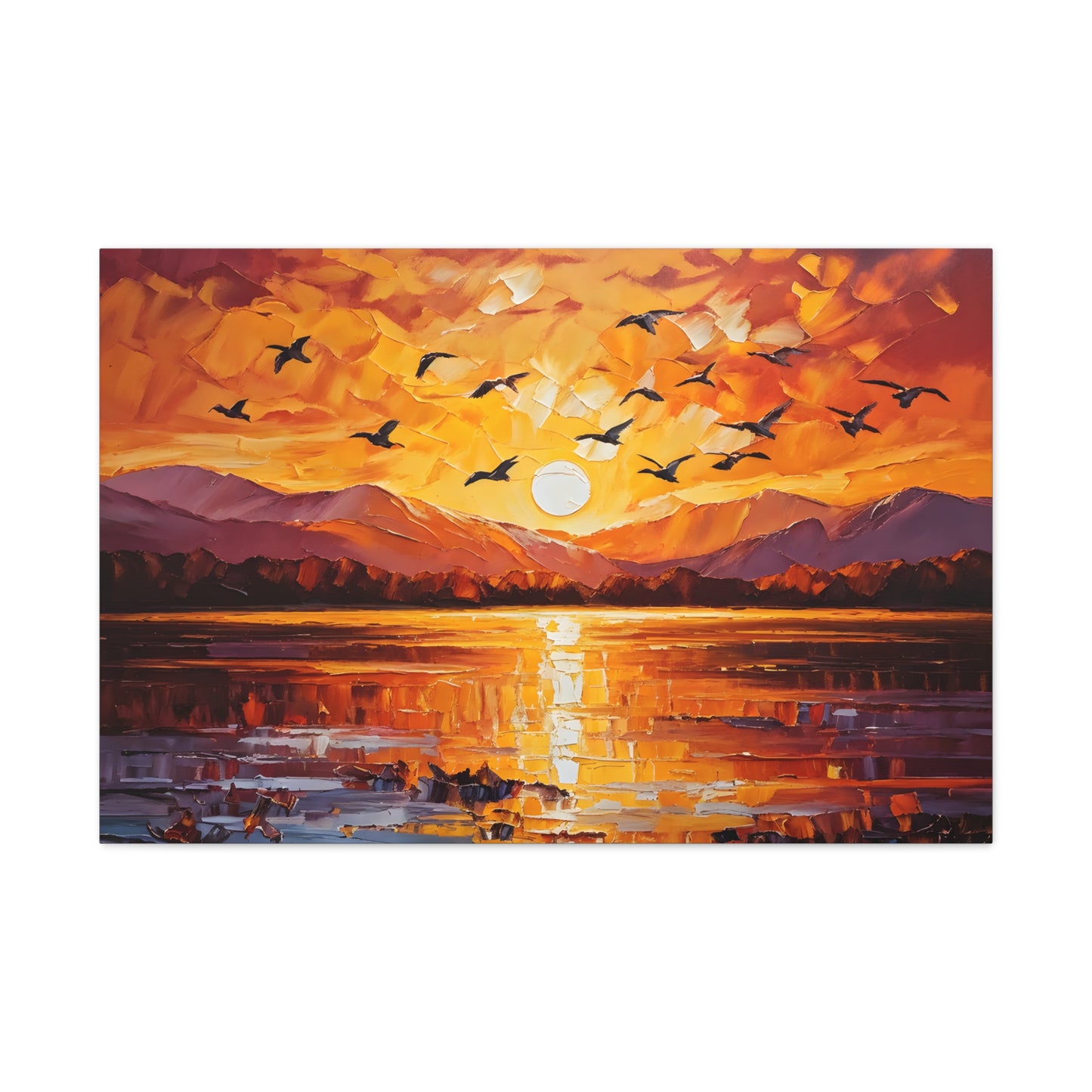 Golden Hour: Classic Oil Painting Wall Décor