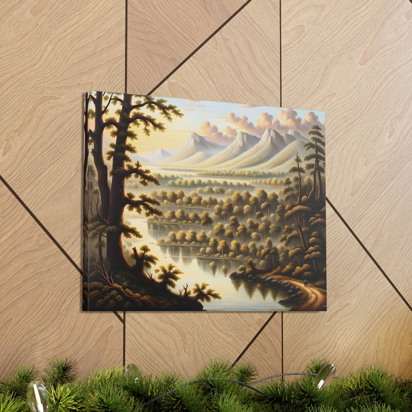 Enchanted View: Classic Oil Painting Wall Décor