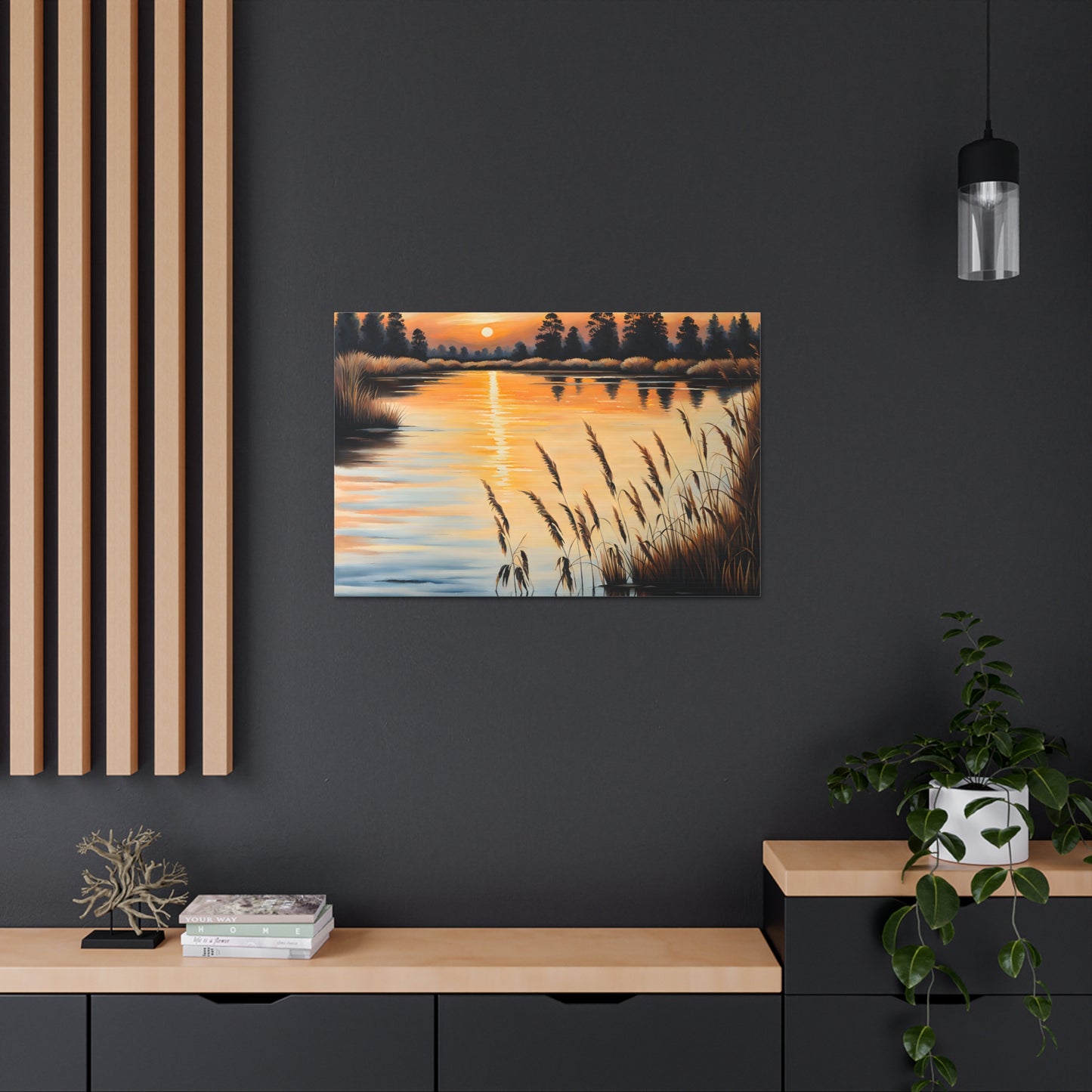 Morning Silence: Classic Oil Painting Wall Décor