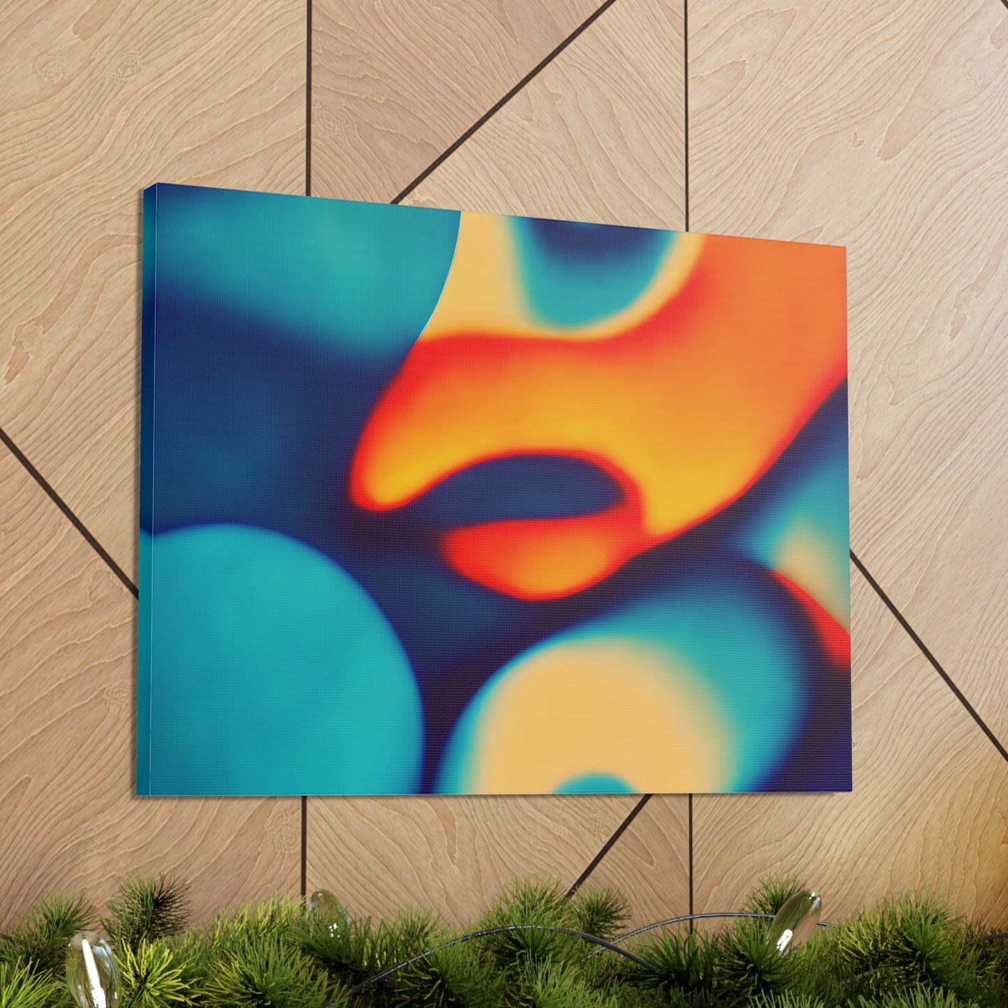 Radiant Bliss: Abstract Colors Wall Décor