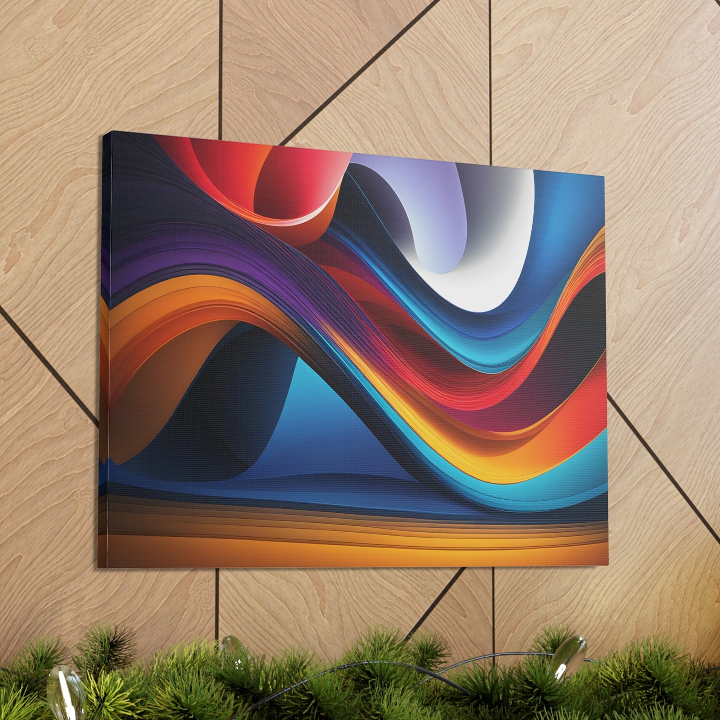 Enchanted Waves: Abstract Wall Décor