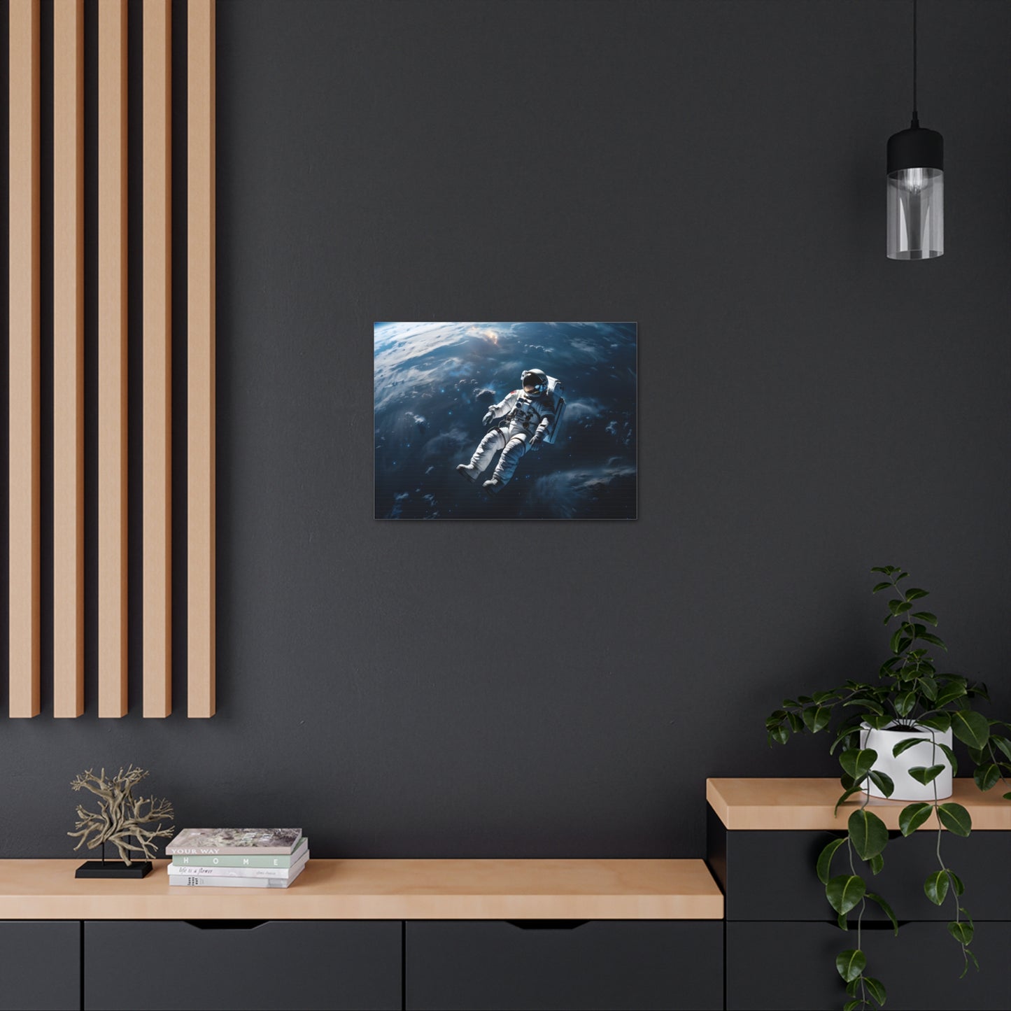 Lunar Lullaby: Space Wall Décor