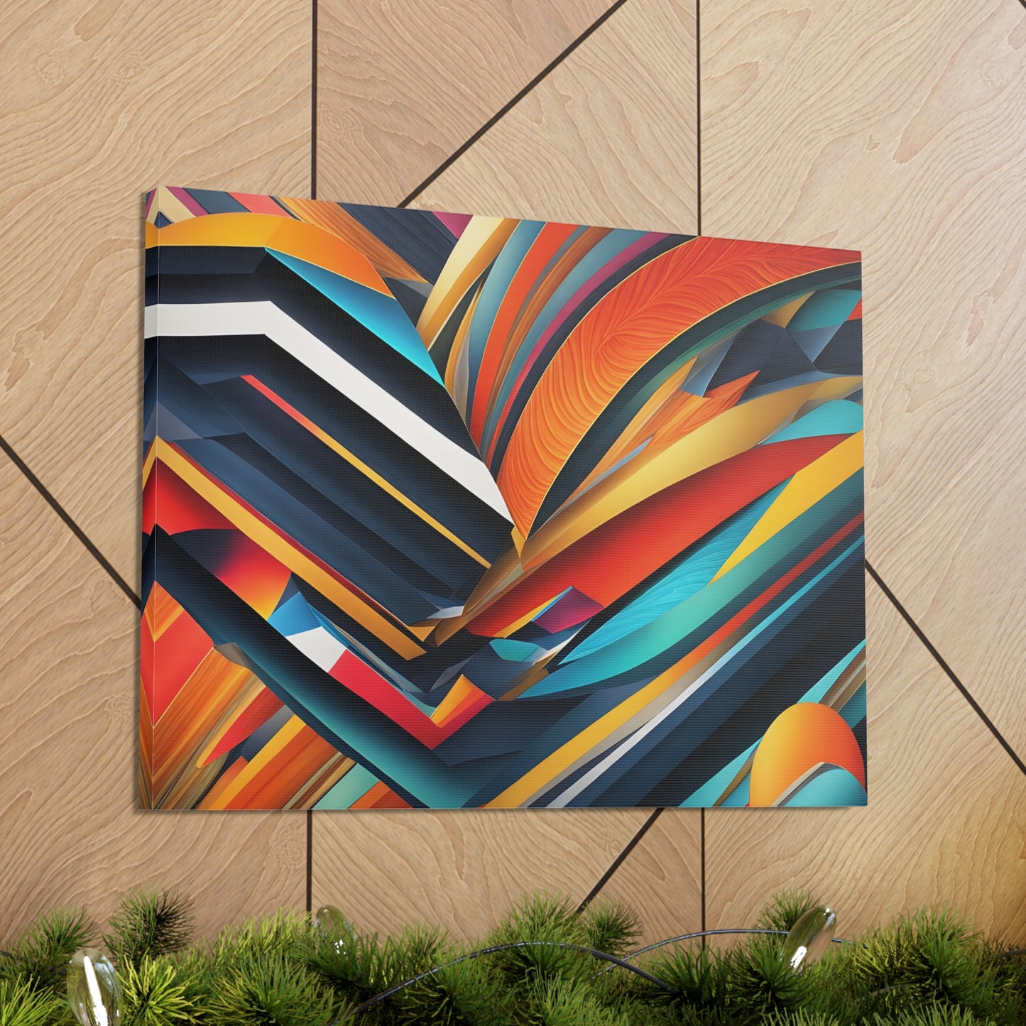 Iridescent Symphony: Abstract Wall Décor