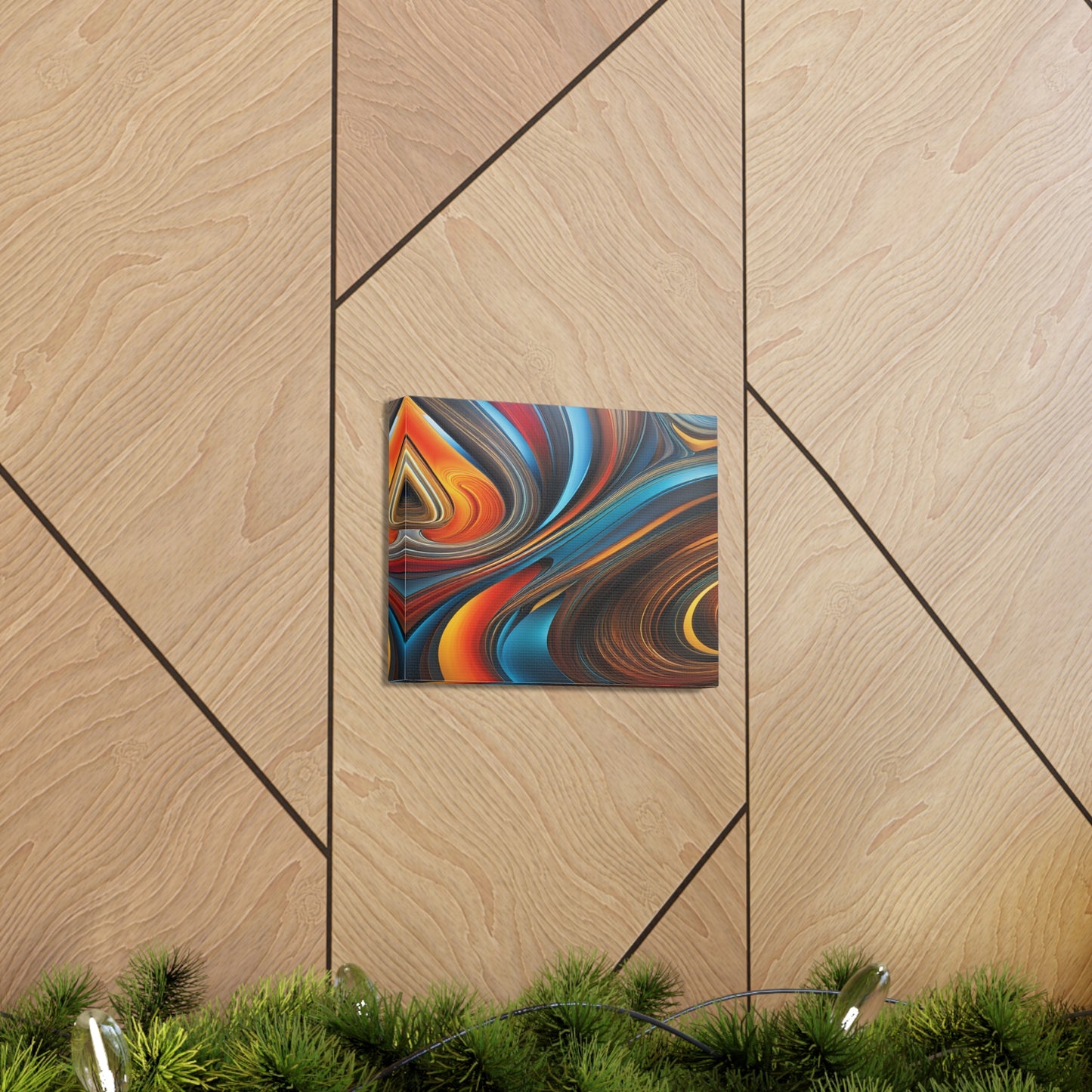 Enigmatic Waves: Abstract Wall Décor