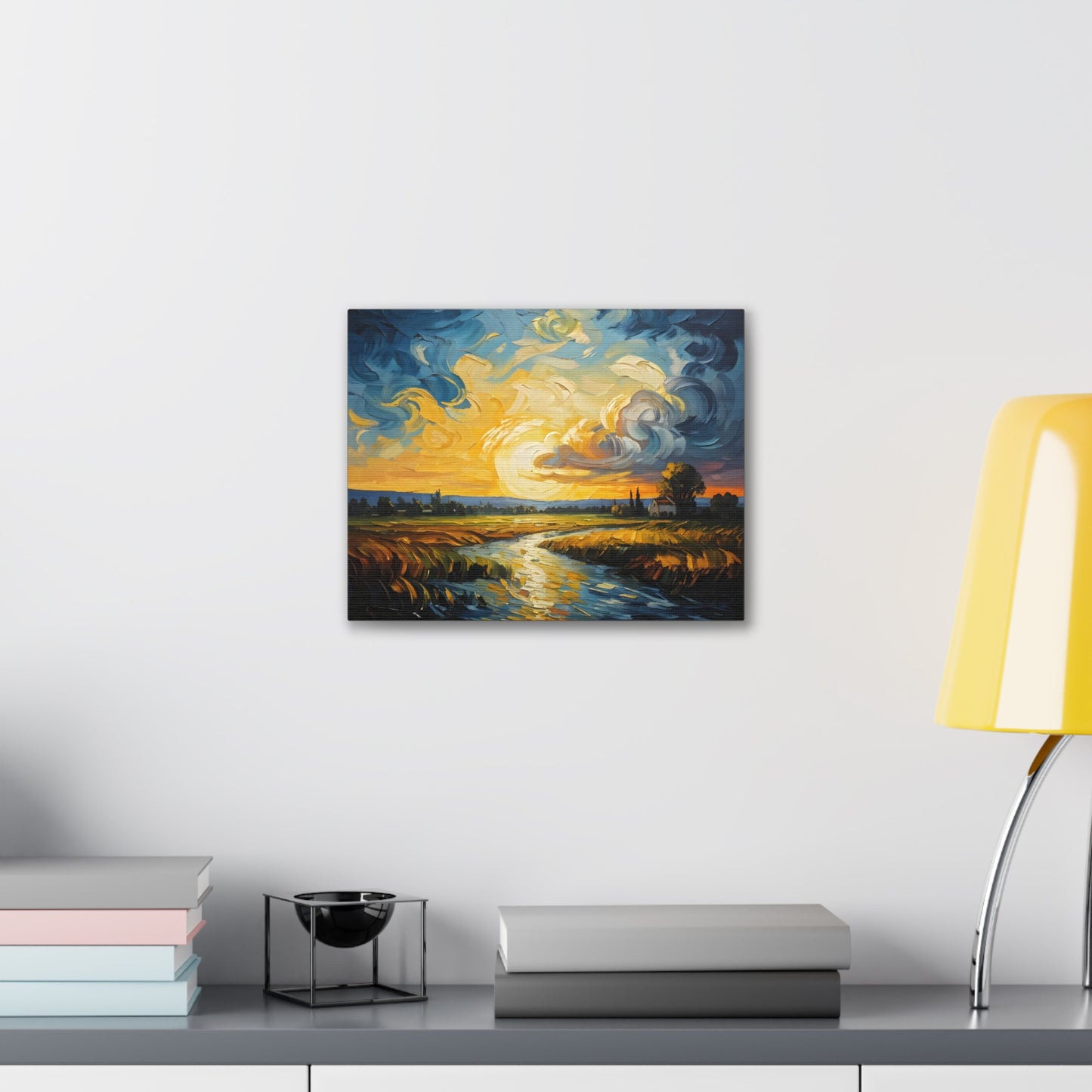 River’s Bend: Classic Oil Painting Wall Décor