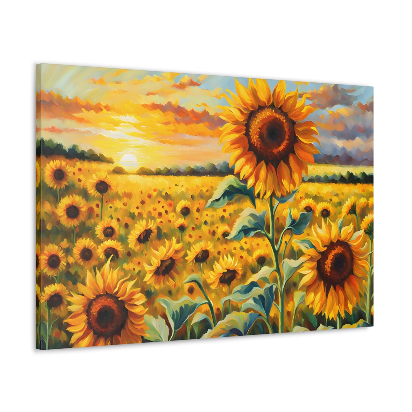 Golden Ridge: Classic Oil Painting Wall Décor