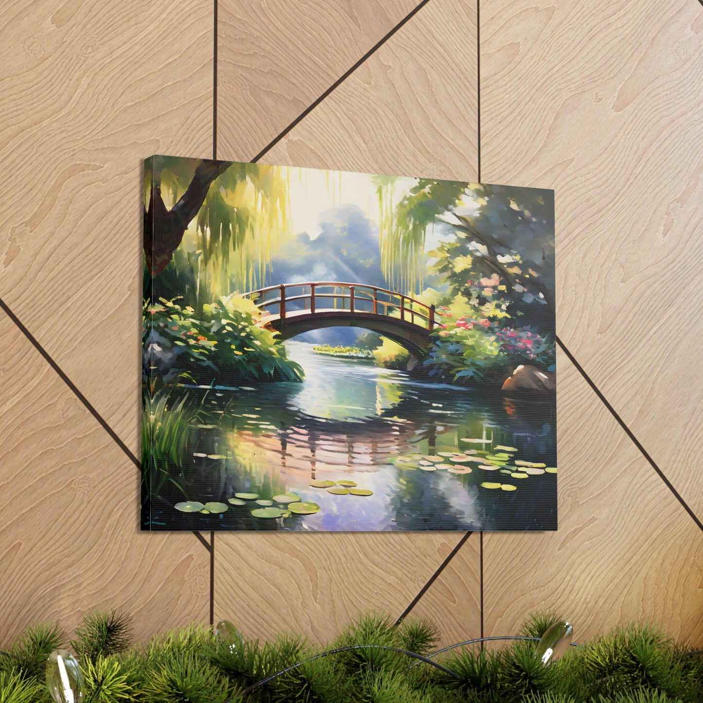 Bridge of Dreams: Classic Oil Painting Wall Décor