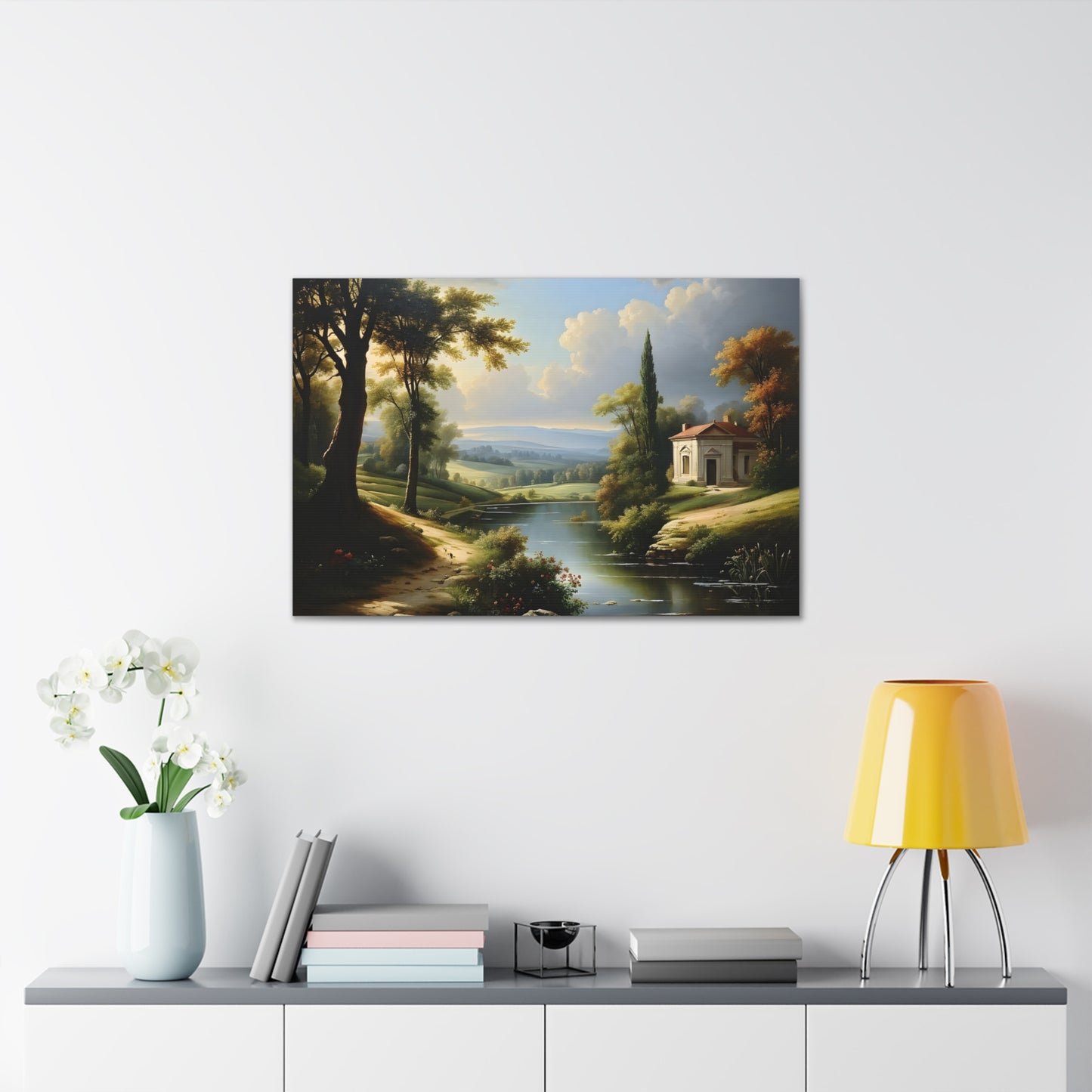 Prairie Solitude: Classic Oil Painting Wall Décor