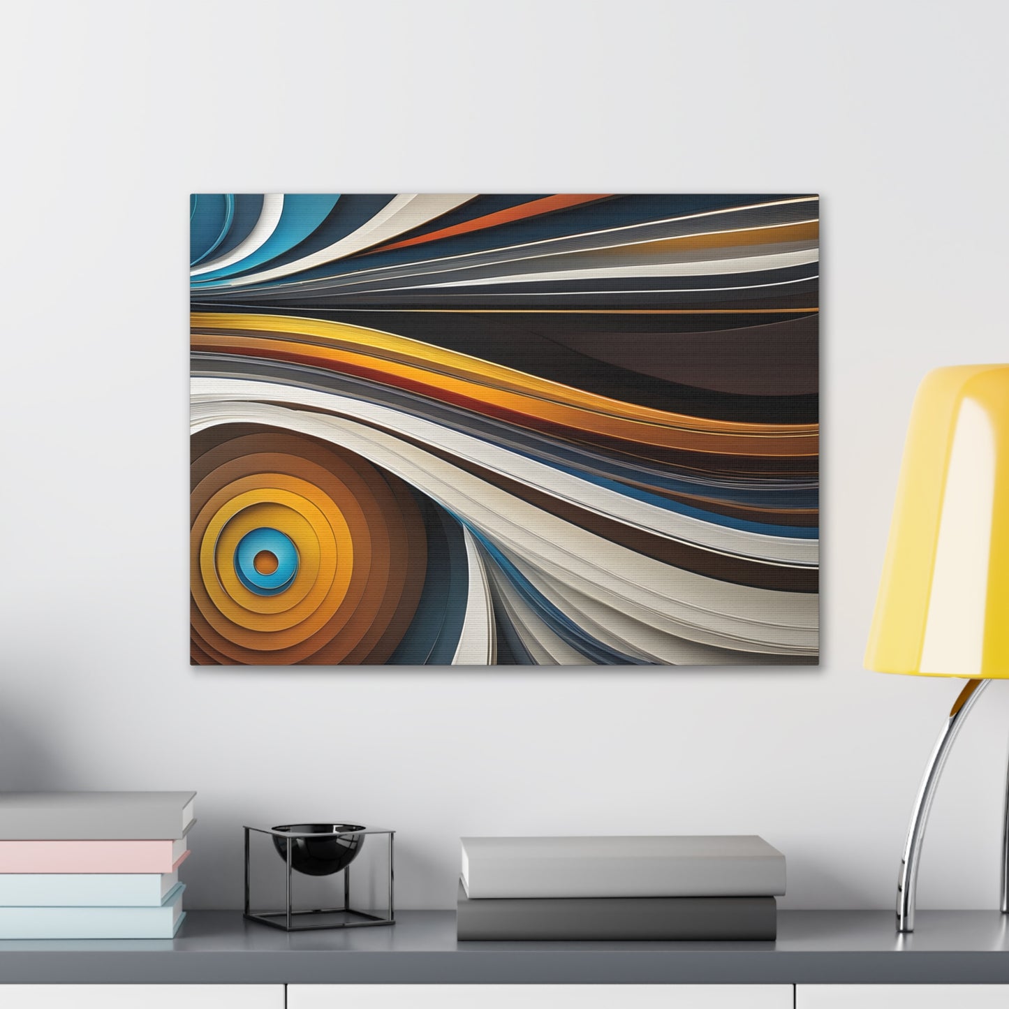 Celestial Whirl: Abstract Wall Décor