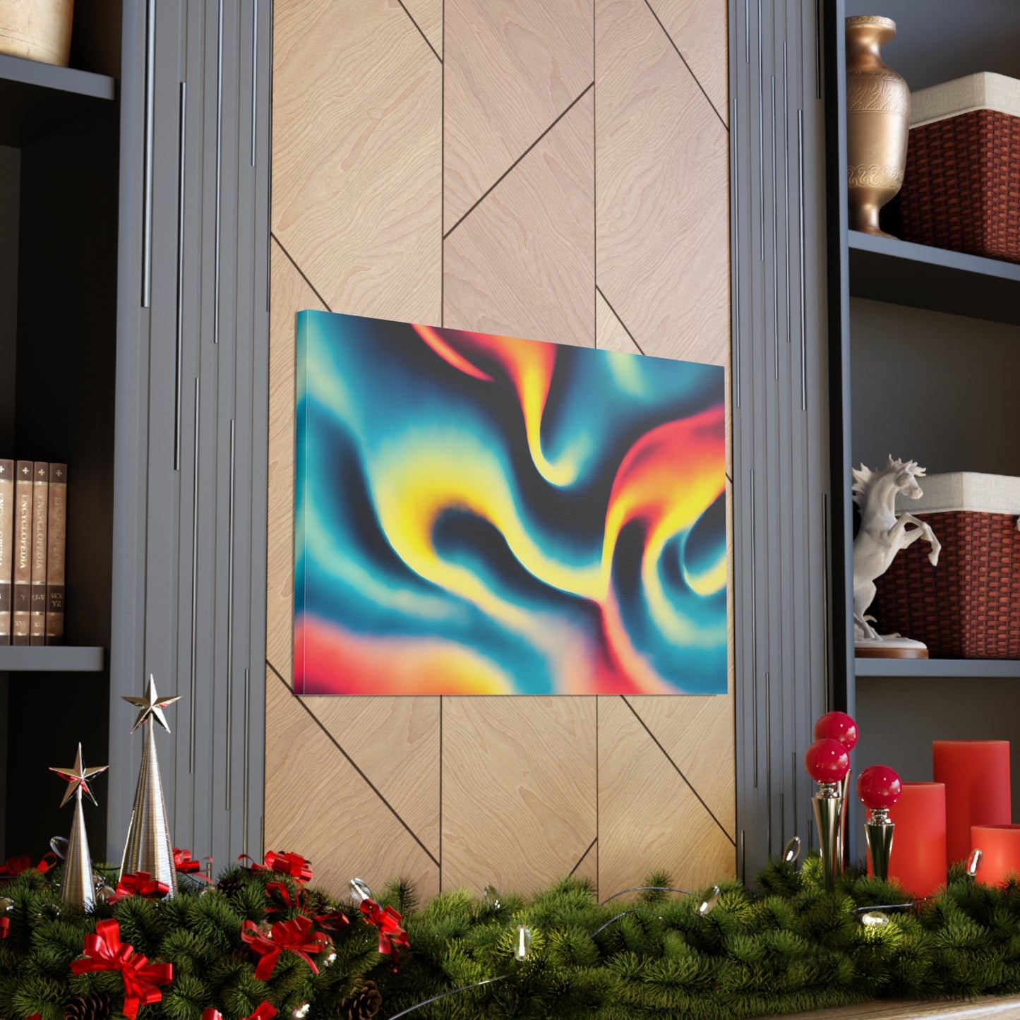 Trippy Bliss: Abstract Colors Wall Décor