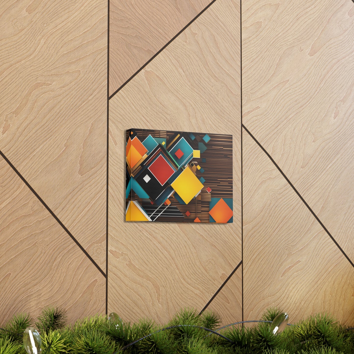 Prismatic Passages: Abstract Wall Décor