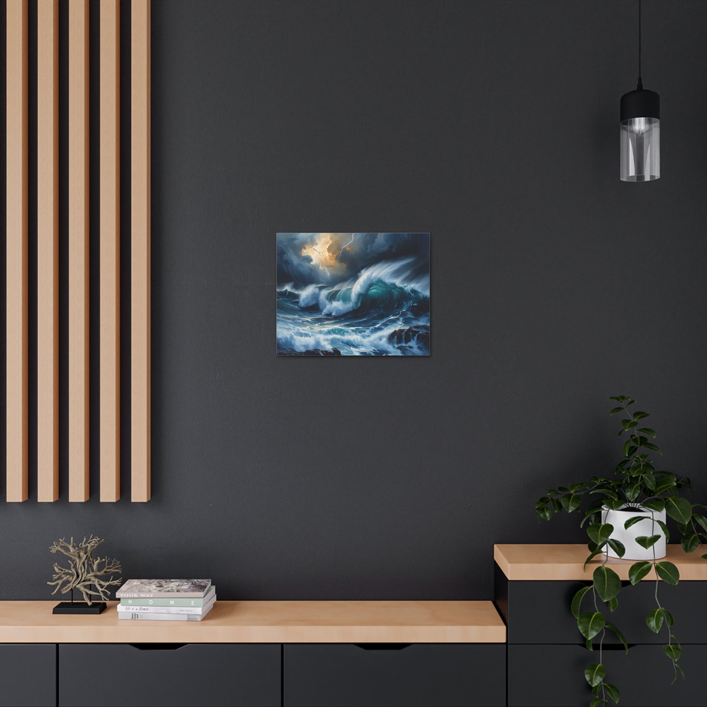 Stormy Silence: Nautical Wall Décor