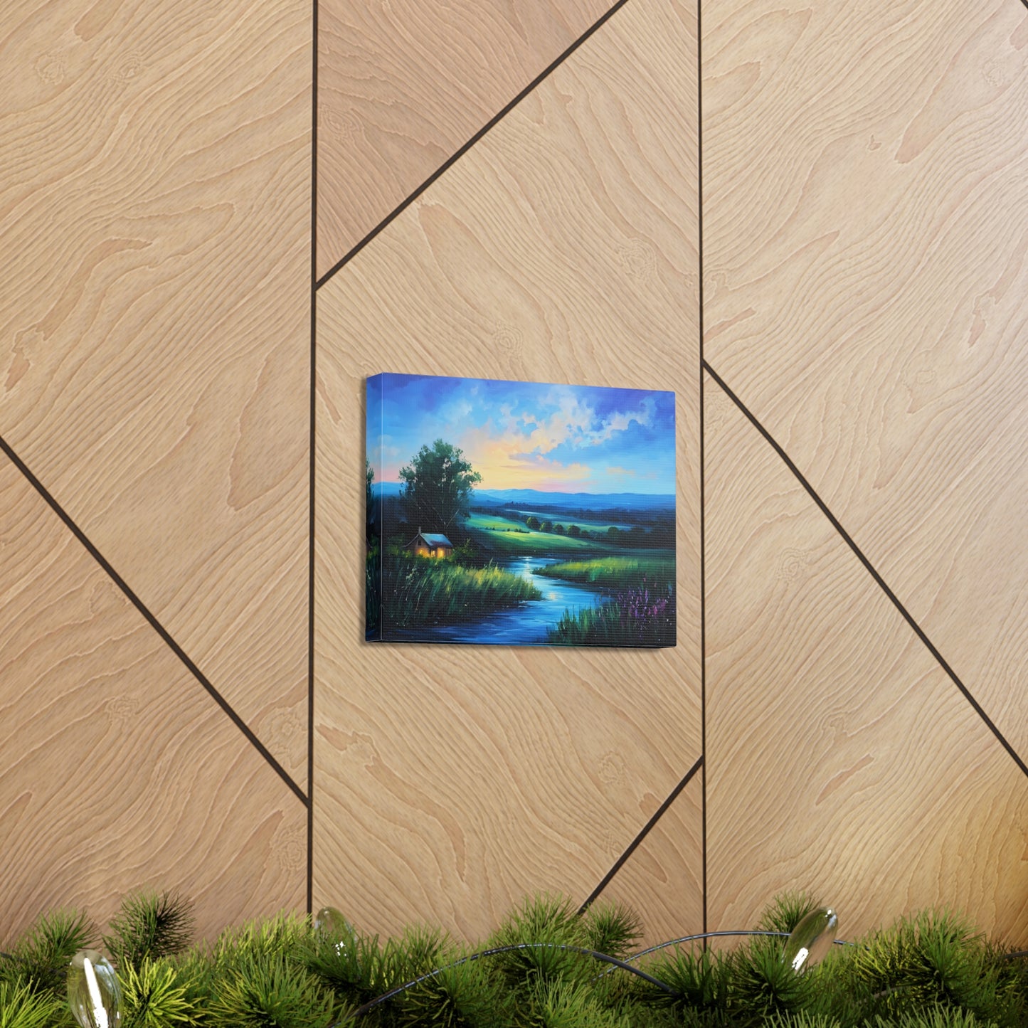 Tranquil Vista: Classic Oil Painting Wall Décor