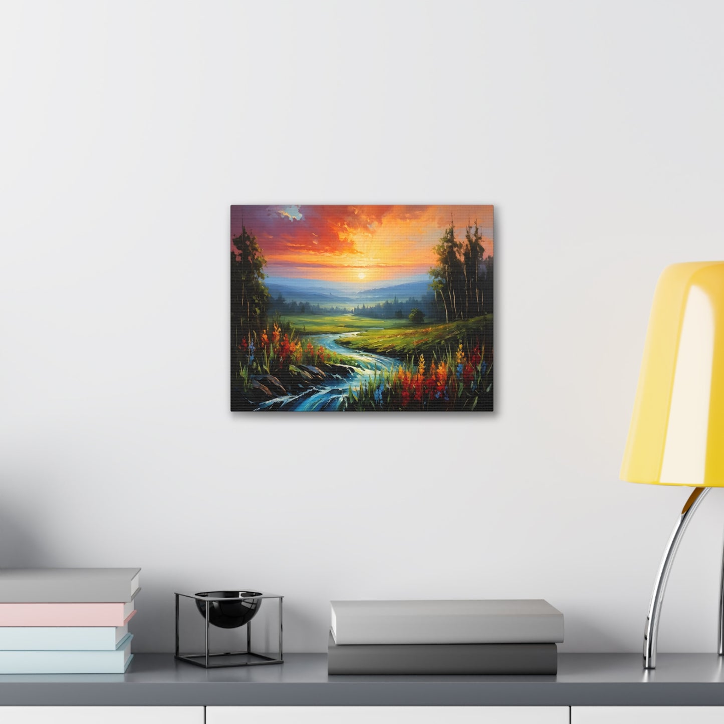 Radiant View: Classic Oil Painting Wall Décor