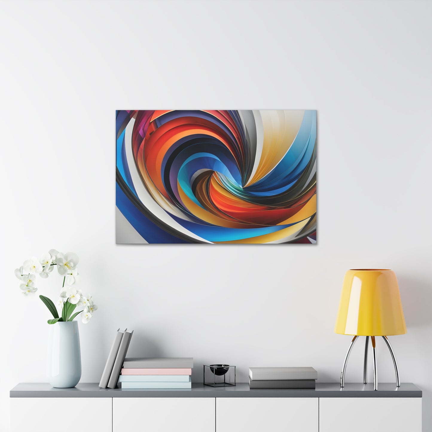 Velvet Waves: Abstract Wall Décor