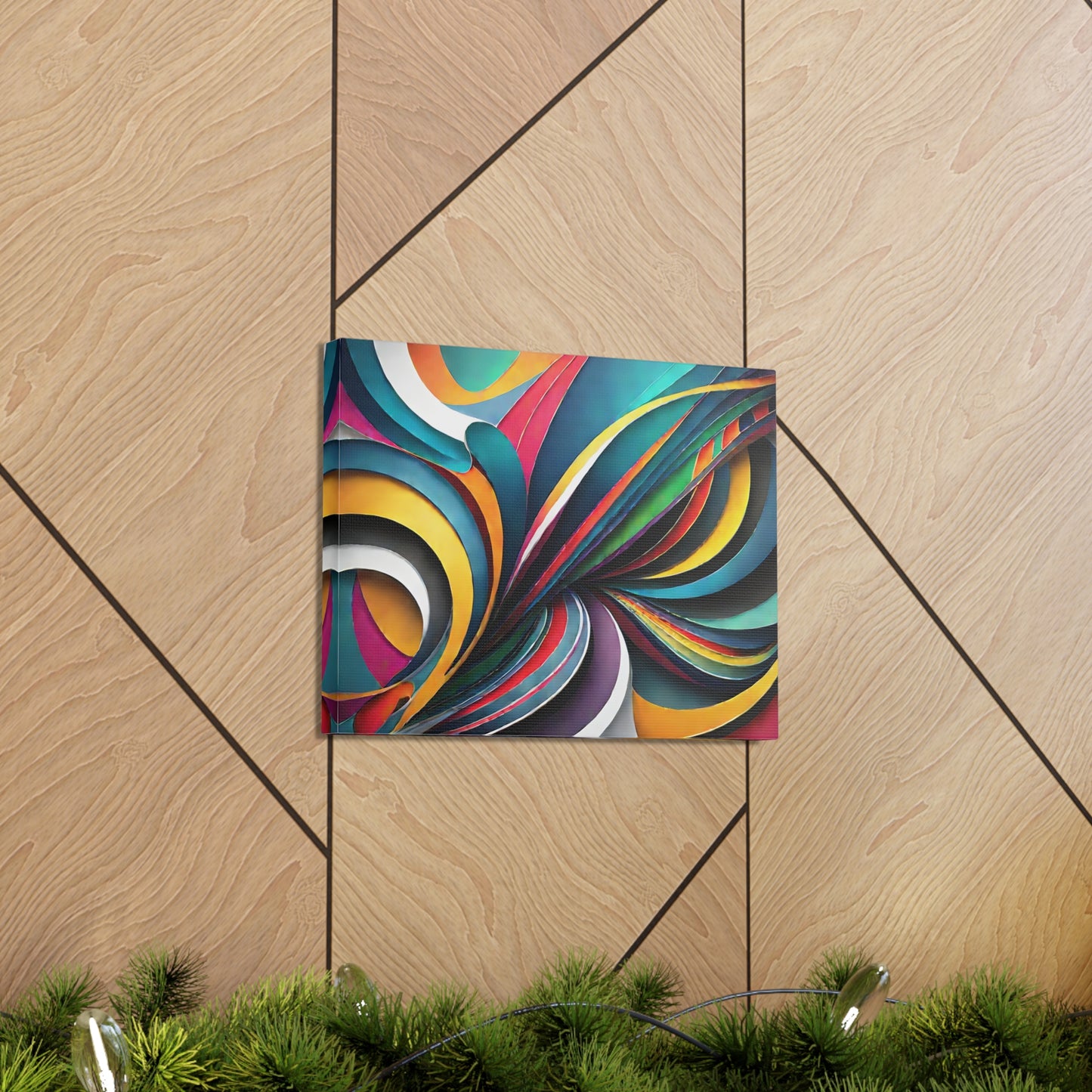 Mystical Cascade: Abstract Wall Décor