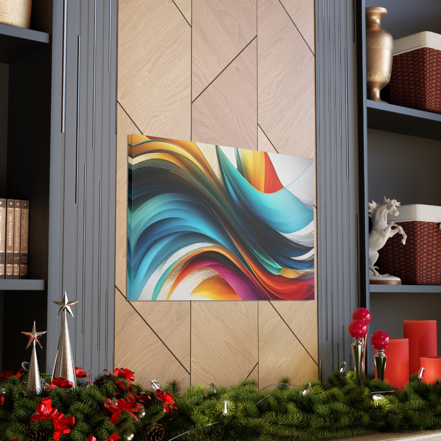 Elysian Pathways: Abstract Wall Décor