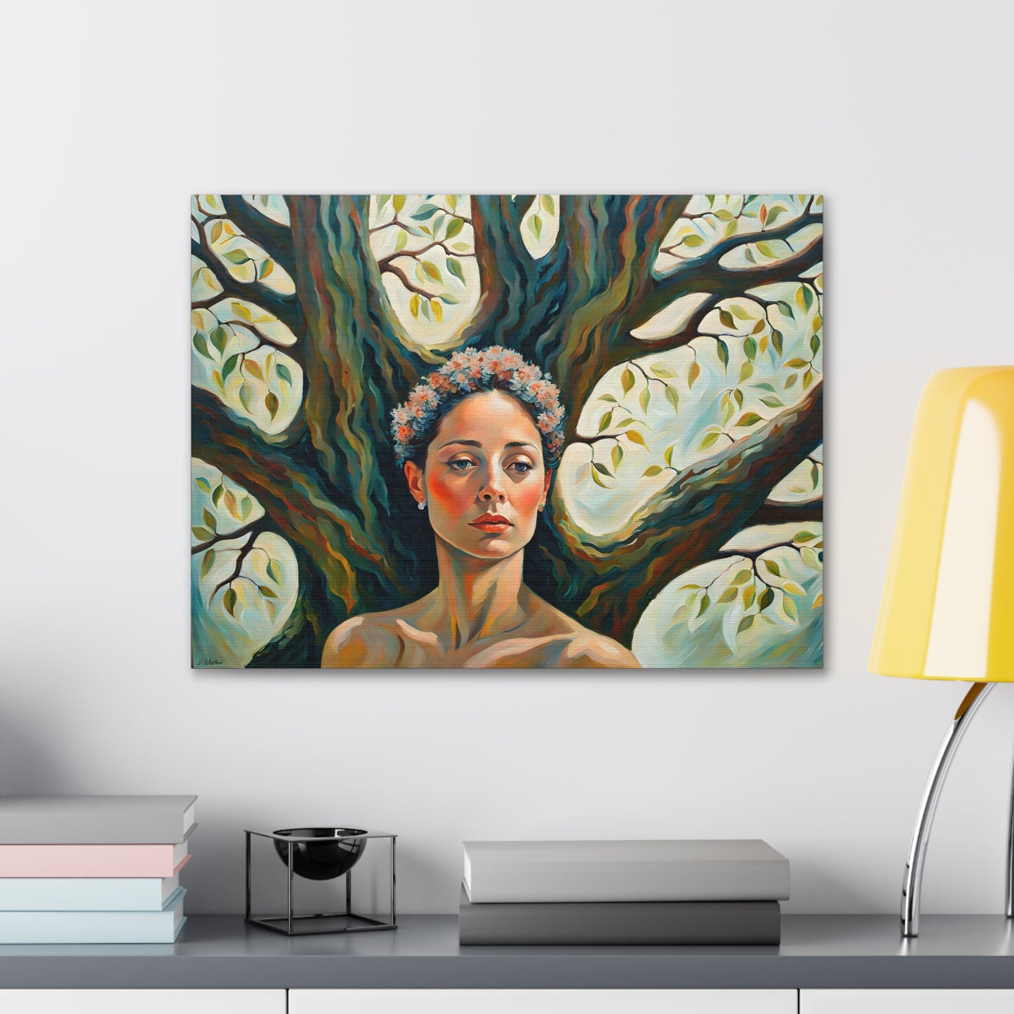 Ethereal Glow: Classic Oil Painting Wall Décor