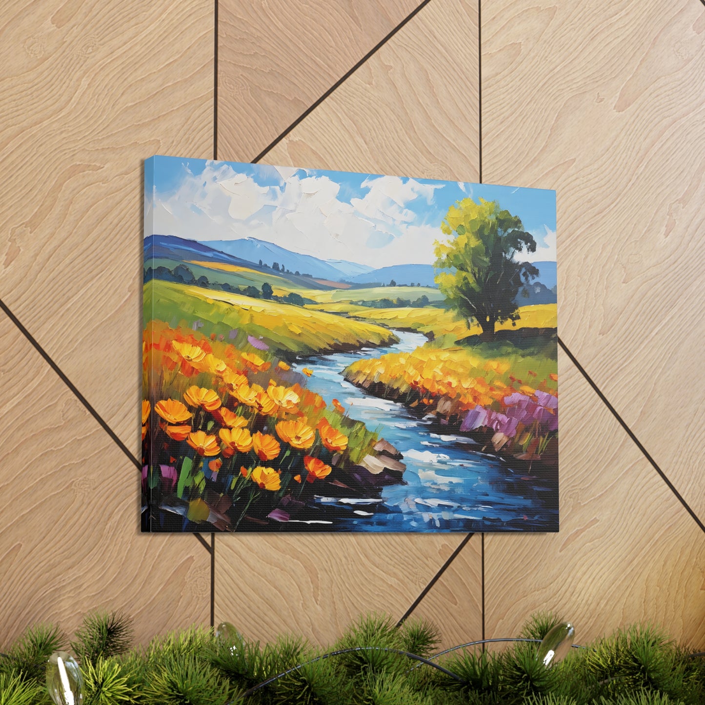 Radiant Garden: Classic Oil Painting Wall Décor