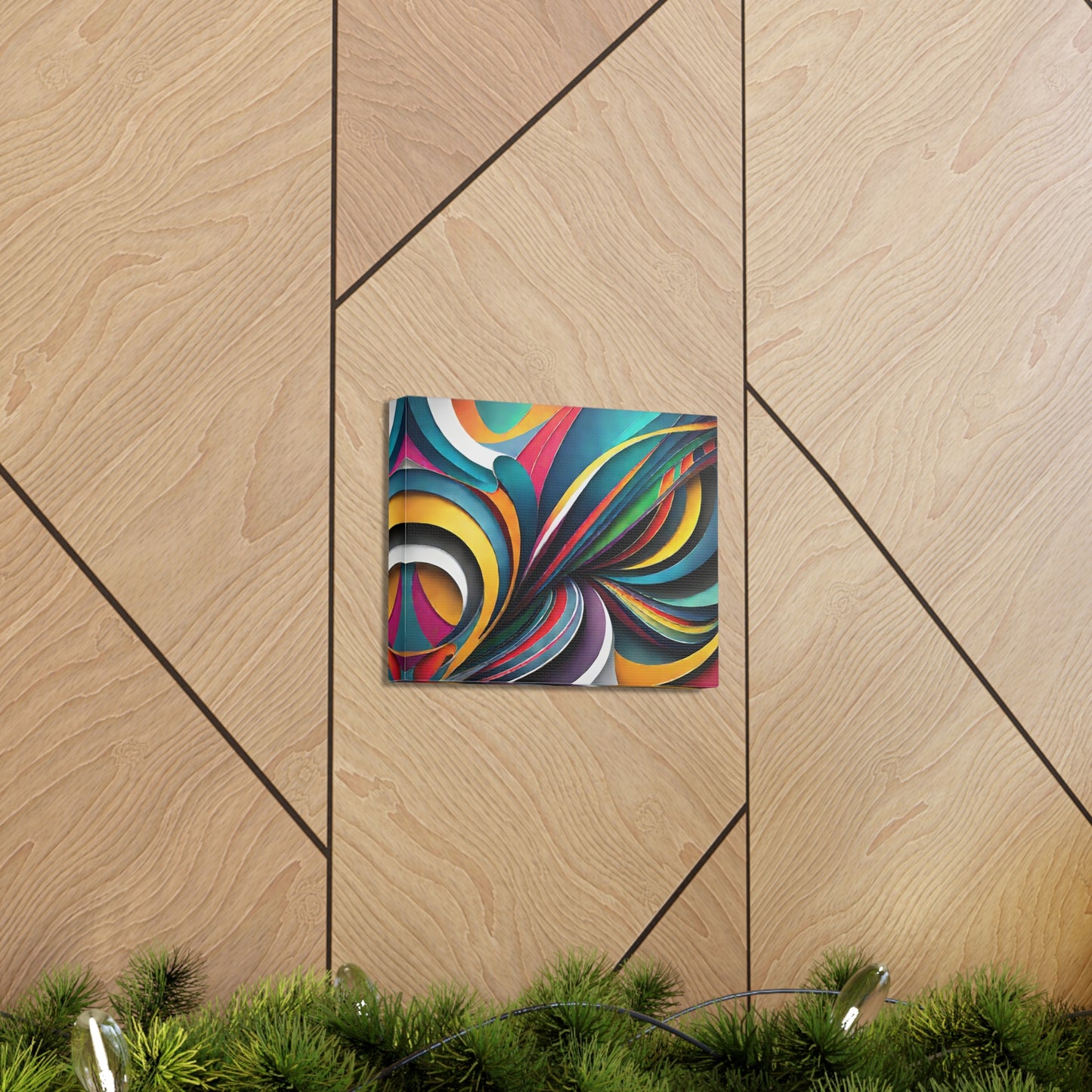 Mystical Cascade: Abstract Wall Décor