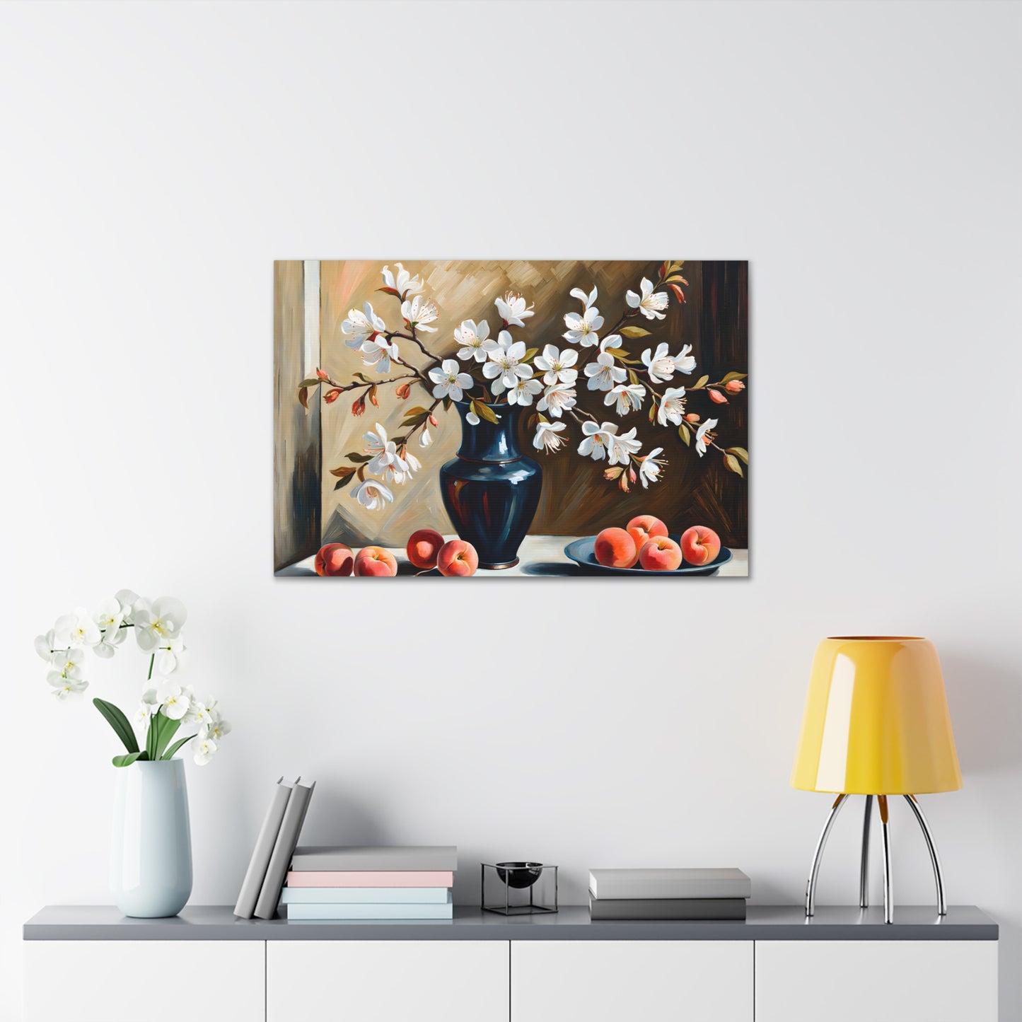 Golden Orchard: Classic Oil Painting Wall Décor