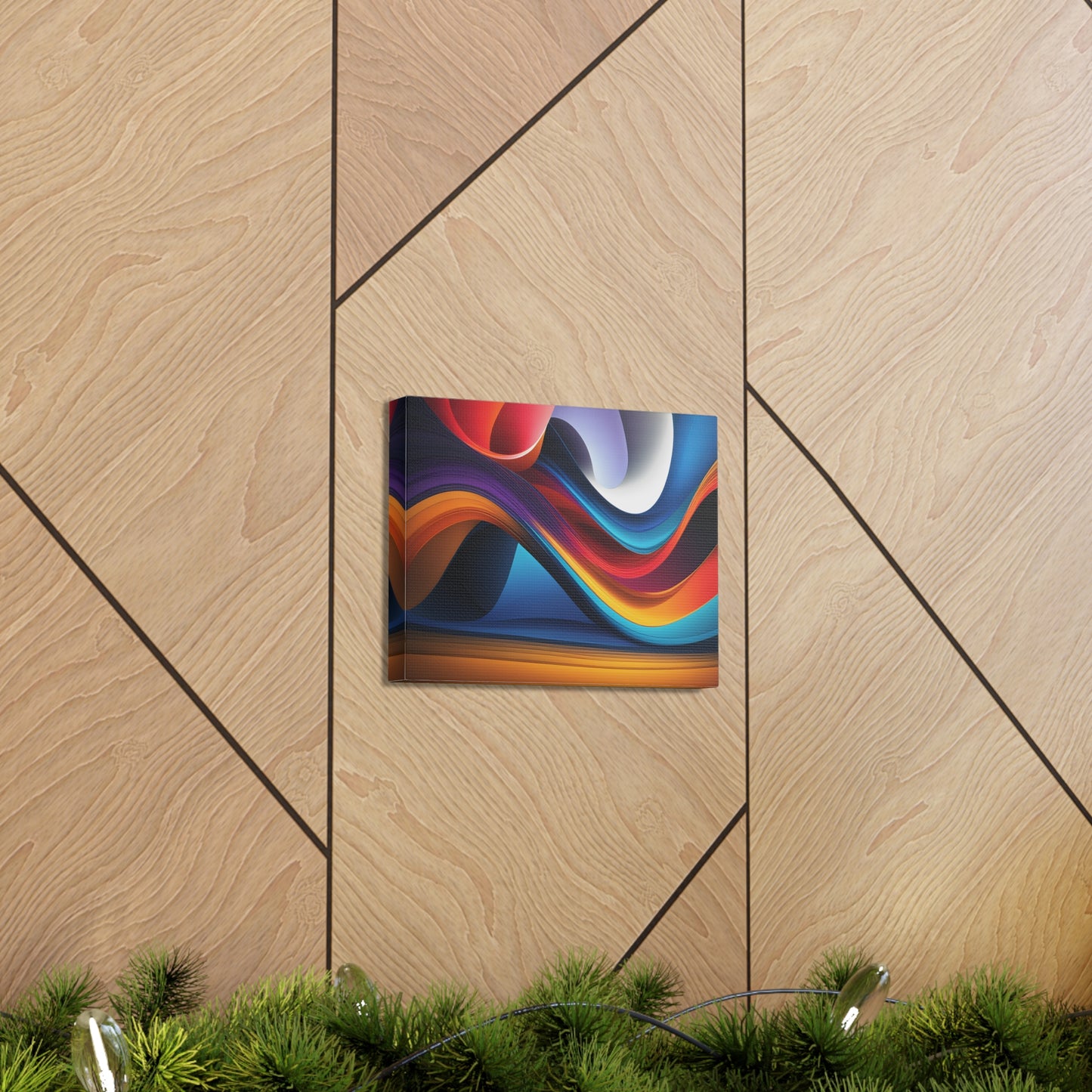 Enchanted Waves: Abstract Wall Décor