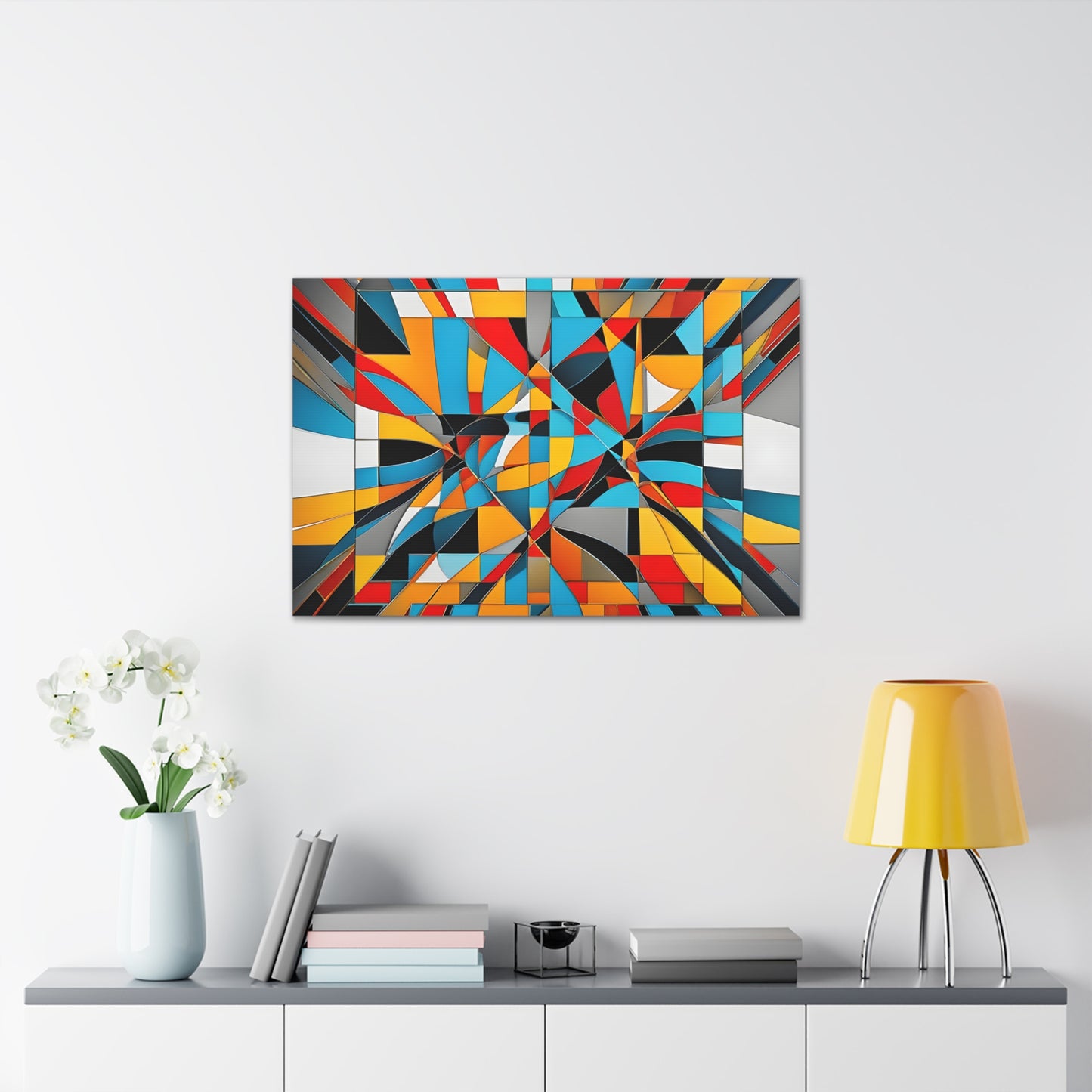 Chromatic Dreams: Abstract Wall Décor