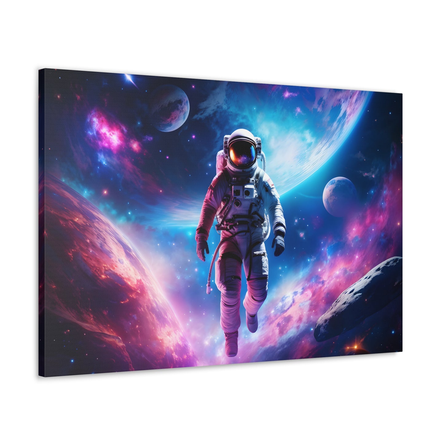 Astronaut's Ascent: Space Wall Décor