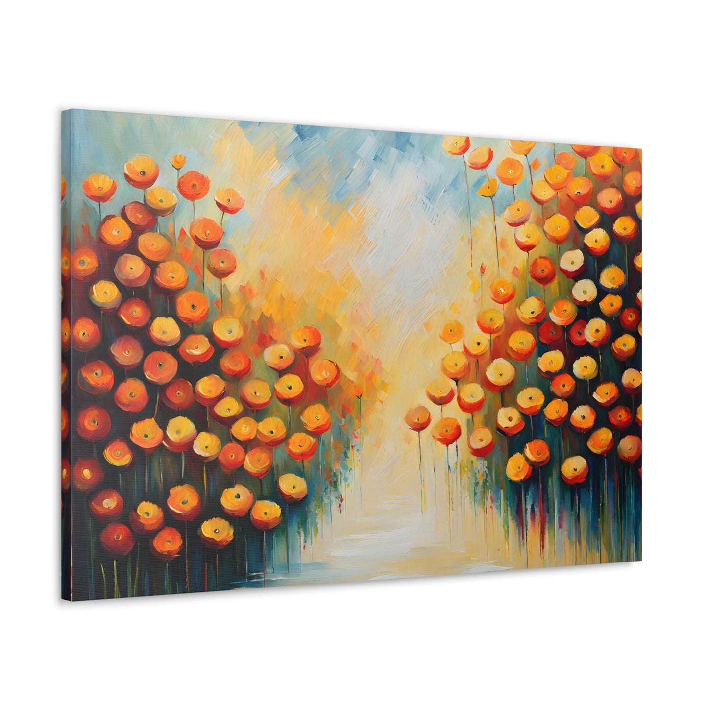 Whispering Garden: Classic Oil Painting Wall Décor