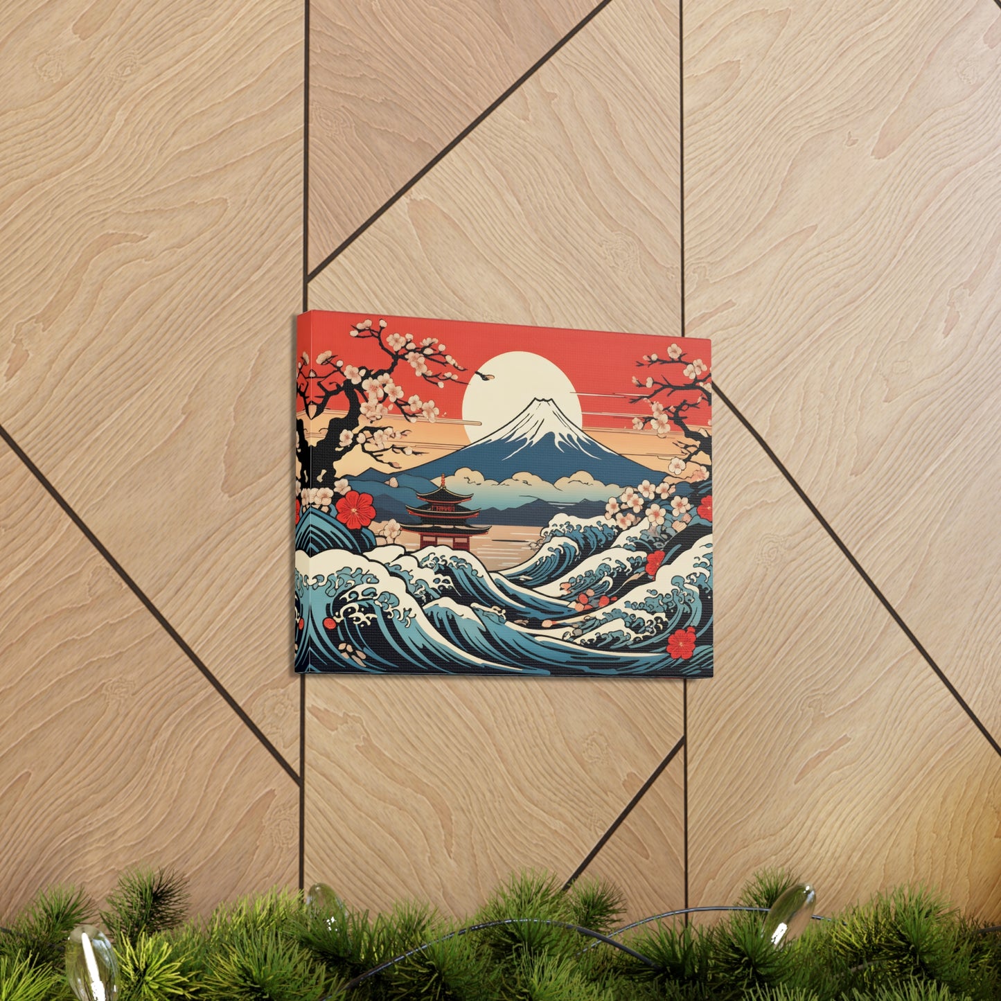 Crashing Monastery: Ukiyo-e Wall Décor