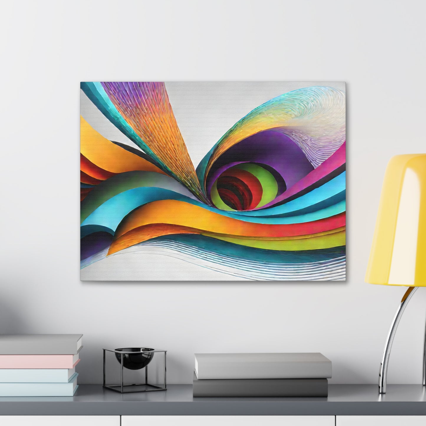 Aurora Harmony: Abstract Wall Décor