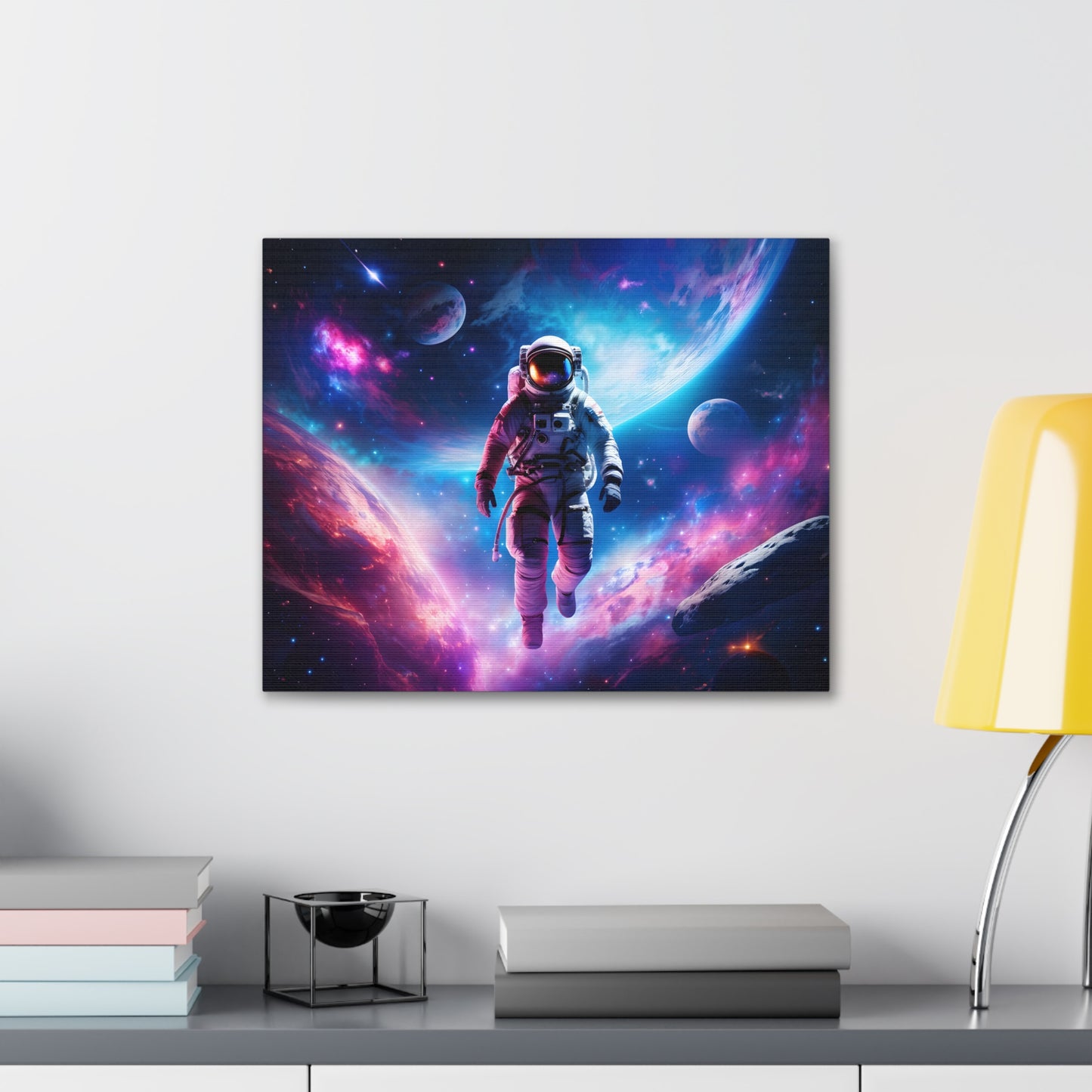 Astronaut's Ascent: Space Wall Décor