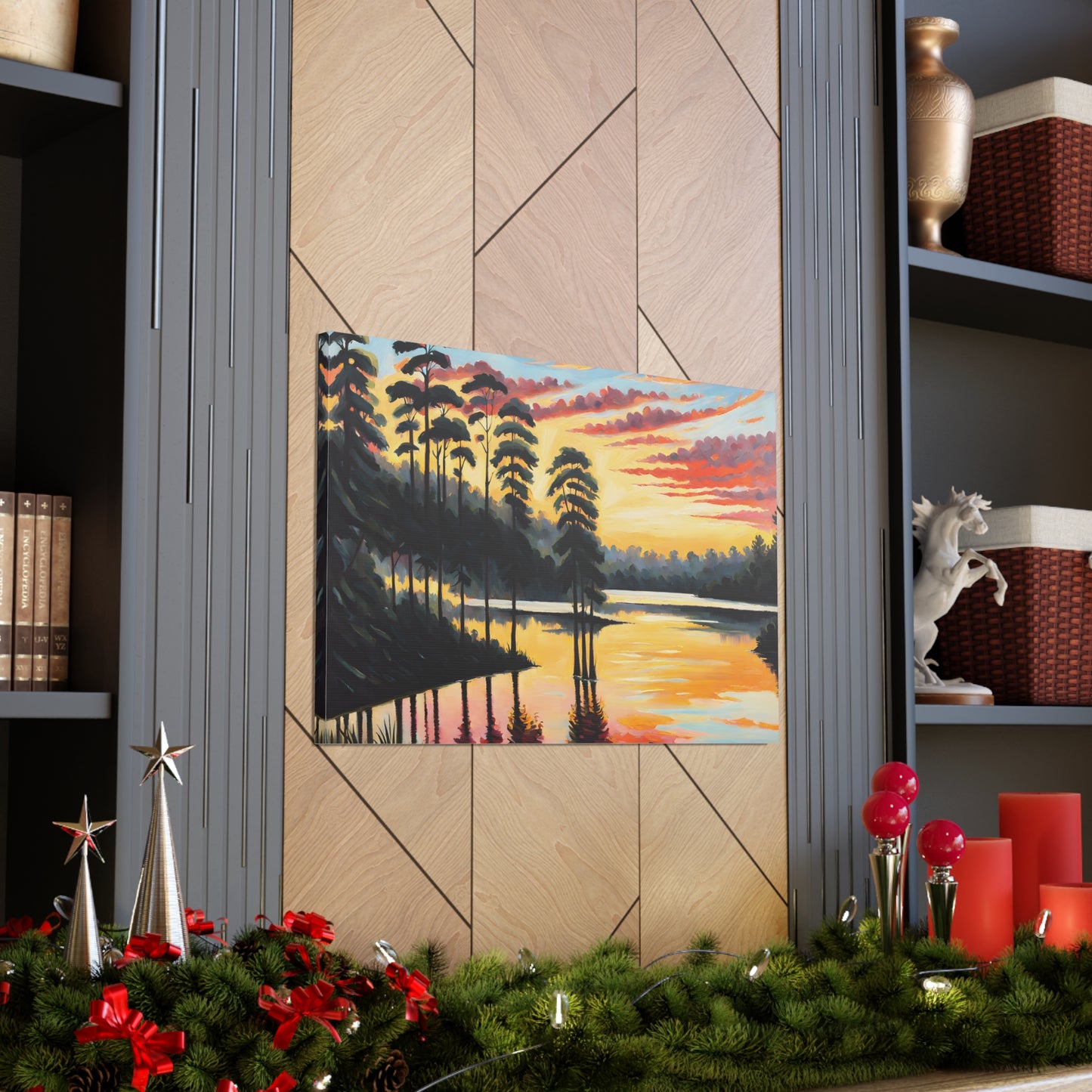 Breezy Bluff: Classic Oil Painting Wall Décor