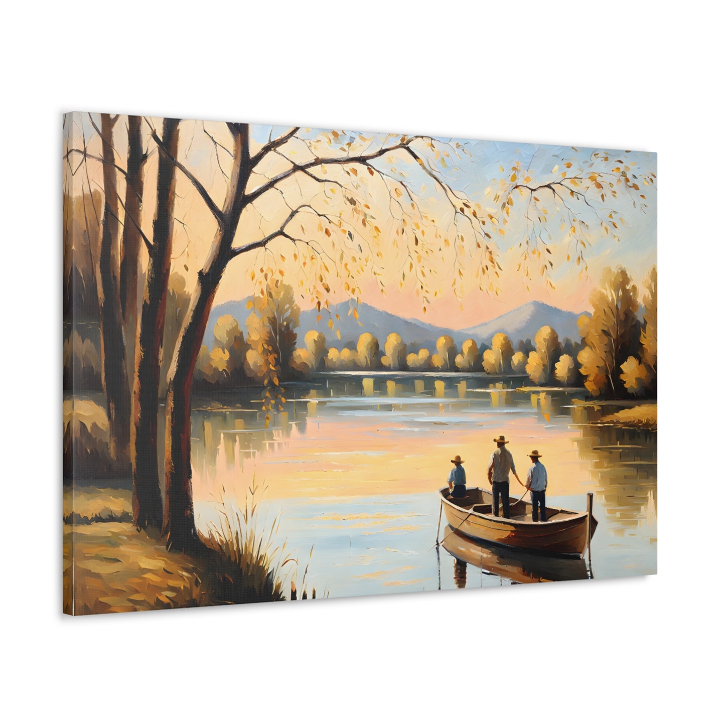 River’s Bend: Classic Oil Painting Wall Décor