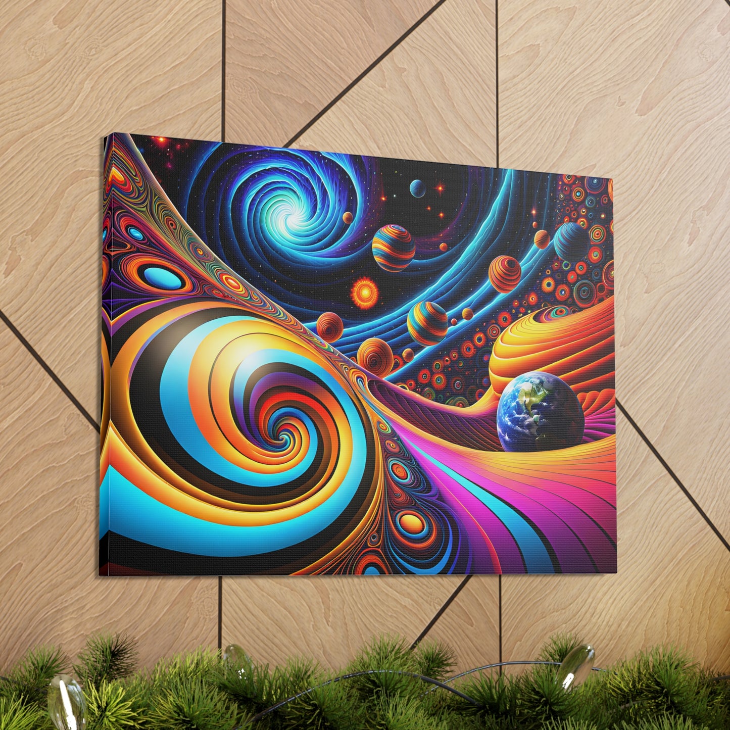 Cosmic Carousel: Psychedelic Wall Décor