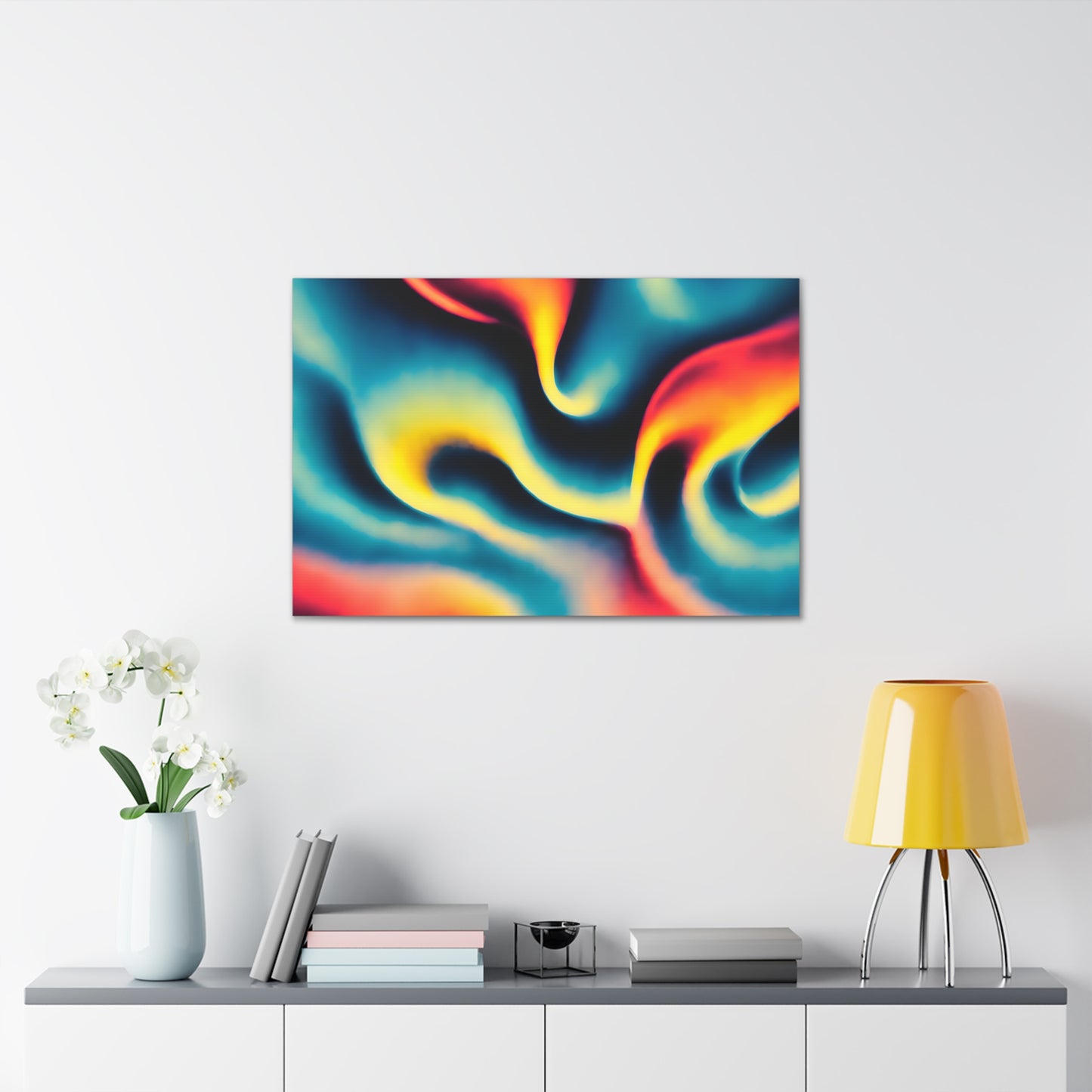 Trippy Bliss: Abstract Colors Wall Décor