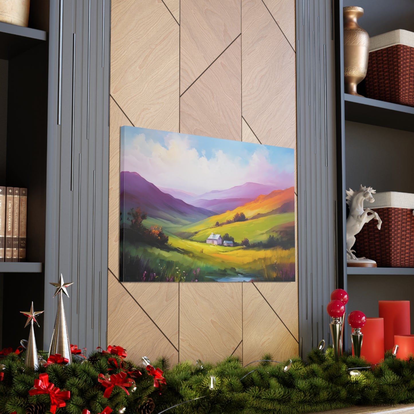 Enchanted View: Classic Oil Painting Wall Décor