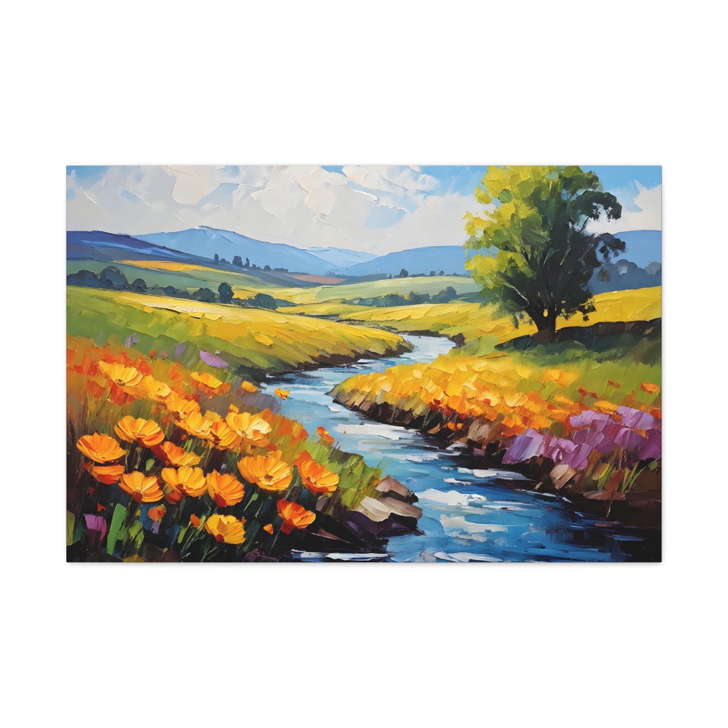 Radiant Garden: Classic Oil Painting Wall Décor