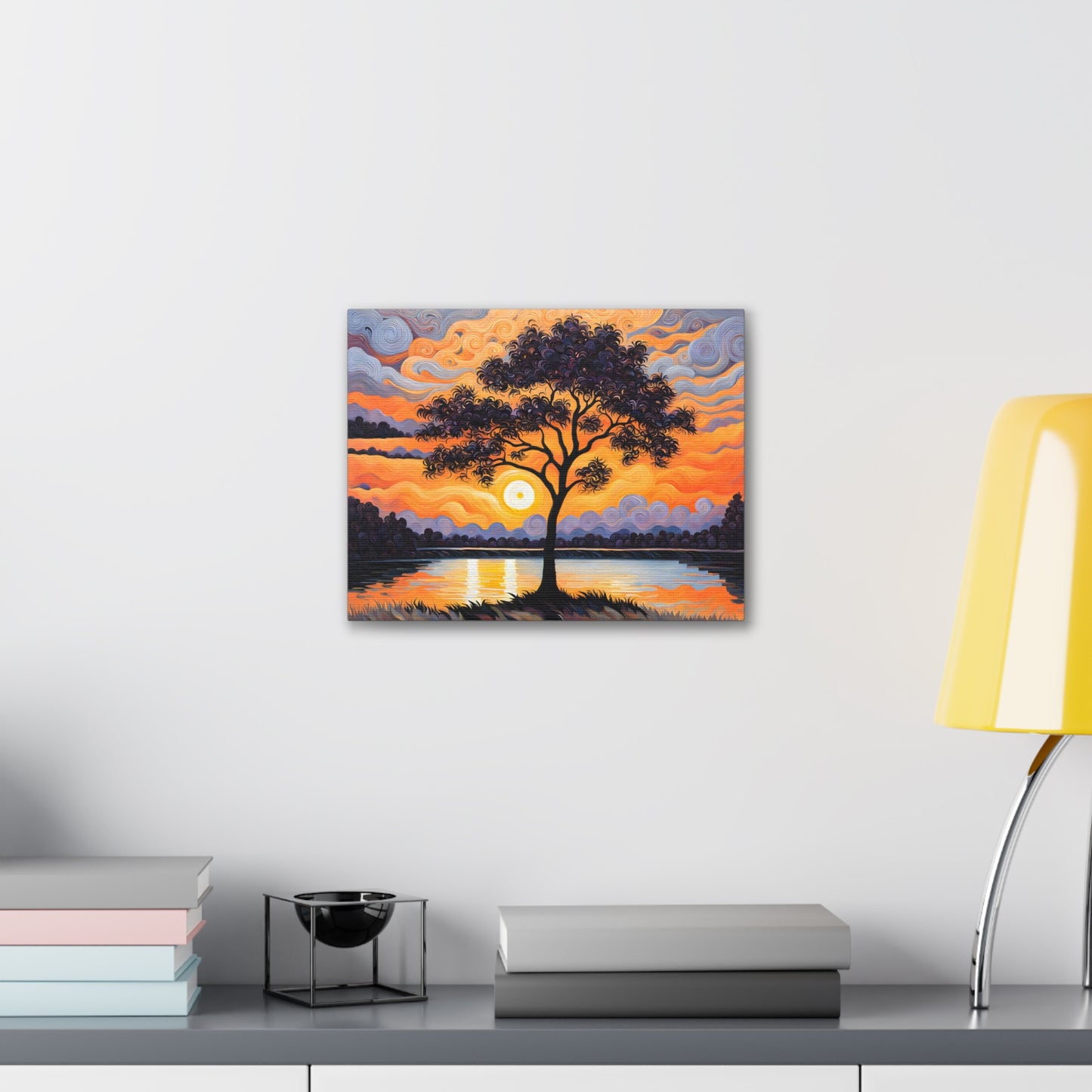 Soft Sky: Classic Oil Painting Wall Décor