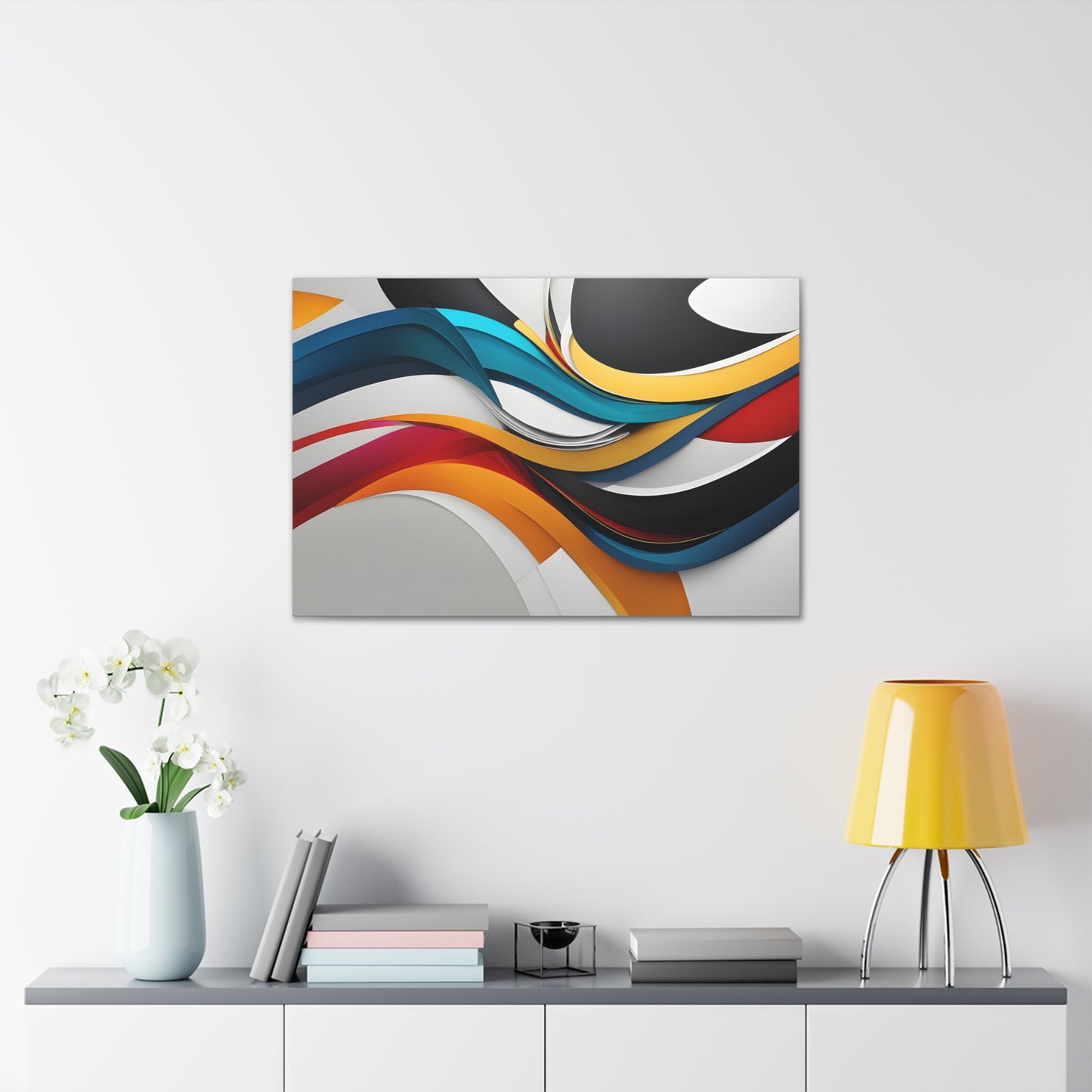 Ethereal Wave: Abstract Wall Décor